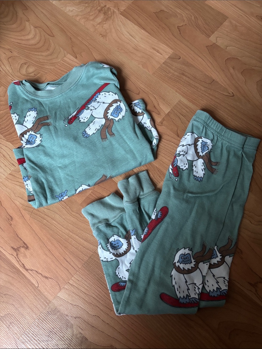 Carter’s Snow Yeti Long Sleeve Pajamas
